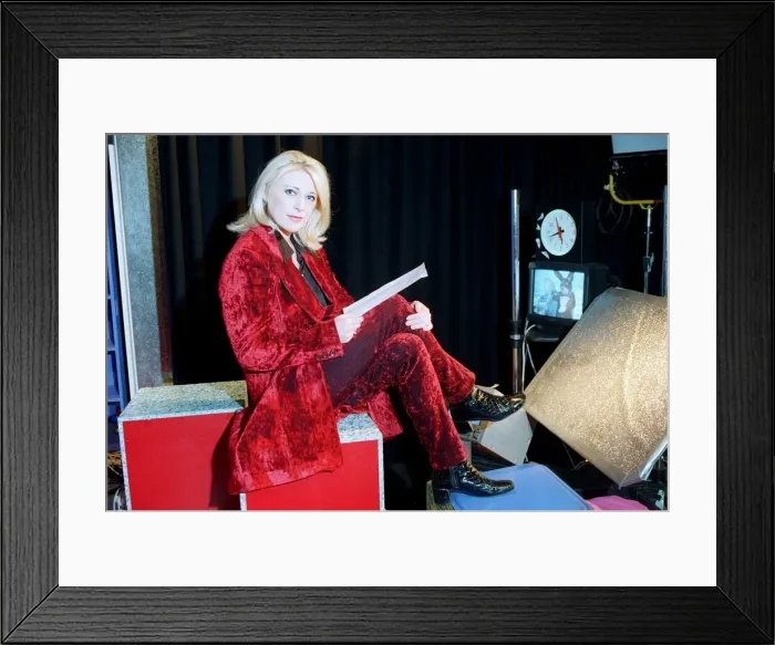 Framed Print : Elisa Portell Live TV Presenter January 99 Framed Print : Elisa Portell Live TV Presenter January 99