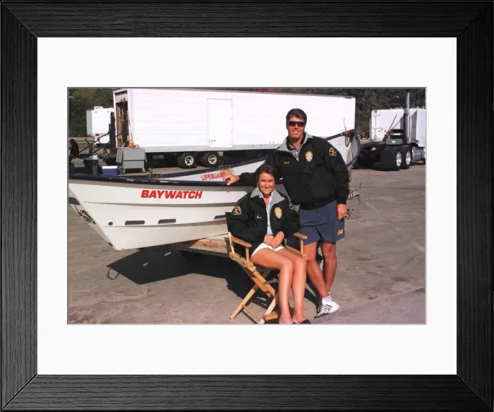 Framed Print : TV Programme New Baywatch October 1997 during Framed Print : TV Programme New Baywatch October 1997 during