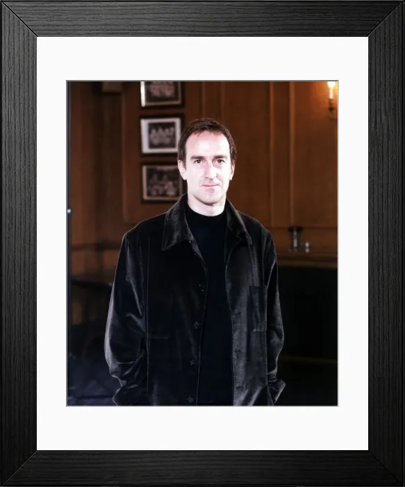 Framed Print : Angus Deayton TV Presenter at the BBC Summer Launch. 12th March 1997 Framed Print : Angus Deayton TV Presenter at the BBC Summer Launch. 12th March 1997