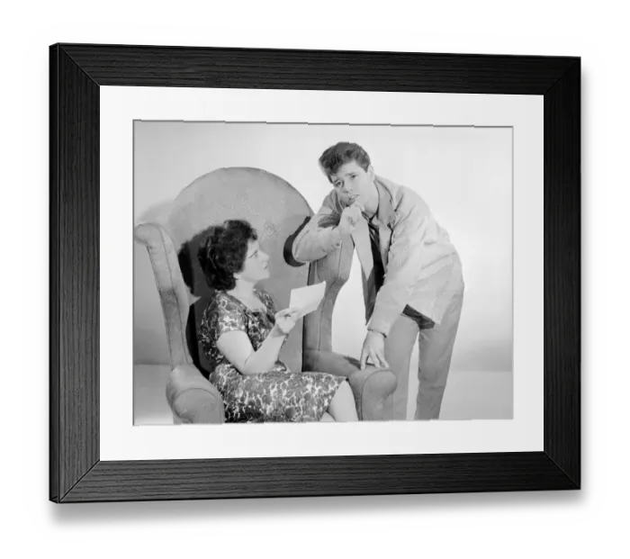 Framed Print : Singer Cliff Richard seen here with Pat Foyer one of Cliff Framed Print : Singer Cliff Richard seen here with Pat Foyer one of Cliff