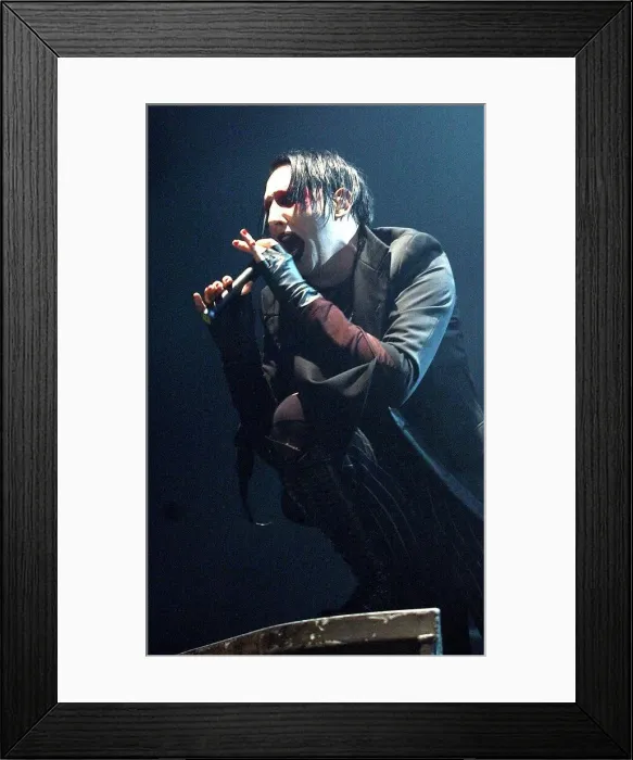 Framed Print : Marilyn Manson live at the NEC Arena, Birmingham Framed Print : Marilyn Manson live at the NEC Arena, Birmingham