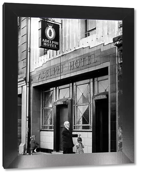 The Front of the Adelphi Hotel, Bute Street, Cardiff. 11th July 1967