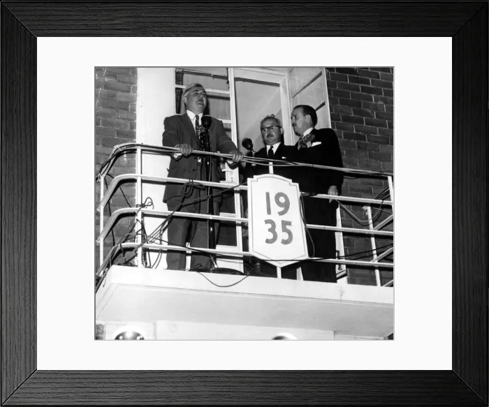 Framed Print : Aneurin Bevin making a speech (no other details) pictured 8th October 1959 Framed Print : Aneurin Bevin making a speech (no other details) pictured 8th October 1959