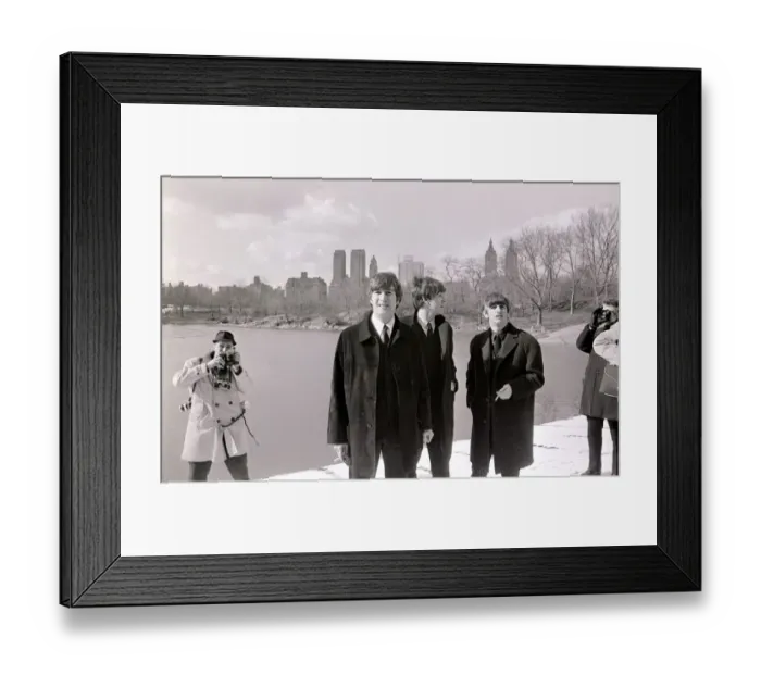 Framed Print : The Beatles in New York City February 1964 L-R John Lennon Paul McCartney Framed Print : The Beatles in New York City February 1964 L-R John Lennon Paul McCartney