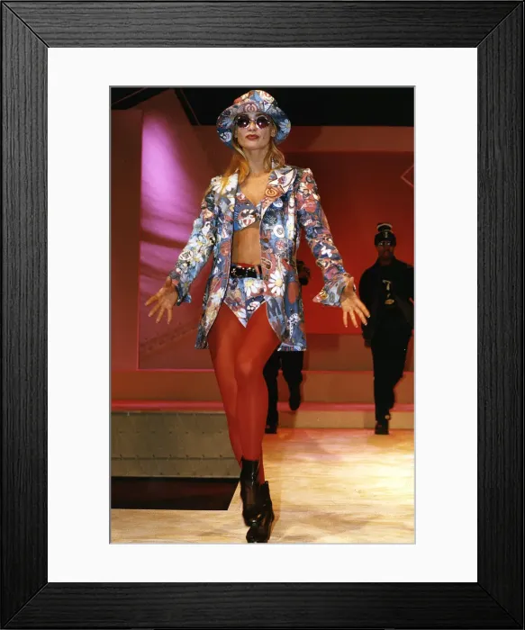 Framed Print : Linette fashion model February 1993 Framed Print : Linette fashion model February 1993