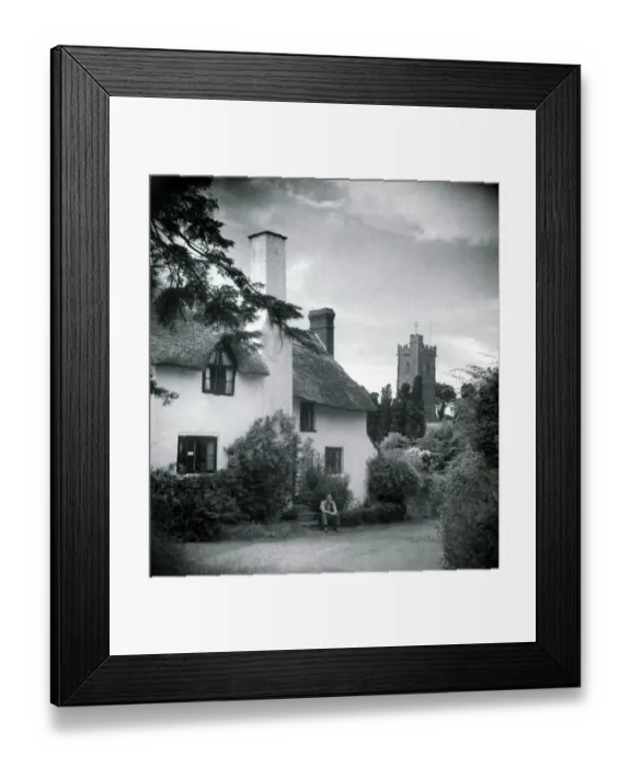 Framed Print : Luccombe Village Near Somerset Circa 1950 Framed Print : Luccombe Village Near Somerset Circa 1950