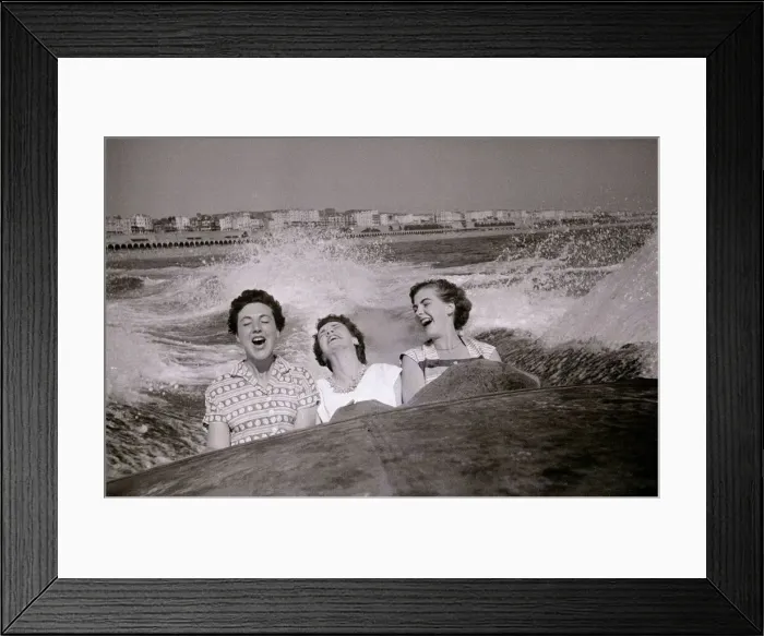 Framed Print : Three women Jane Christie of Finchley London, Veronica Collins of Chatham Kent