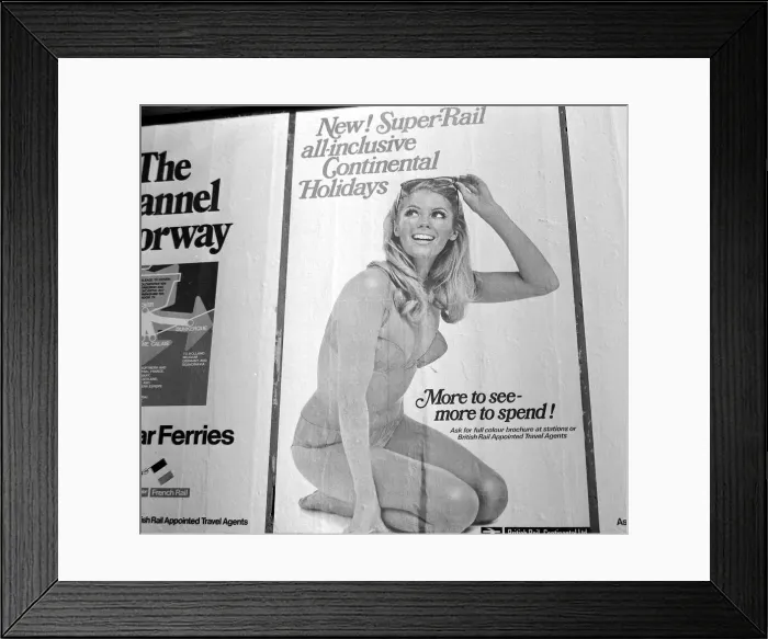 Framed Print : Holiday posters / billboard March 1968 Framed Print : Holiday posters / billboard March 1968