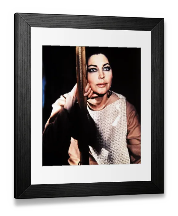 Framed Print : American Actress Ava Gardner 1967