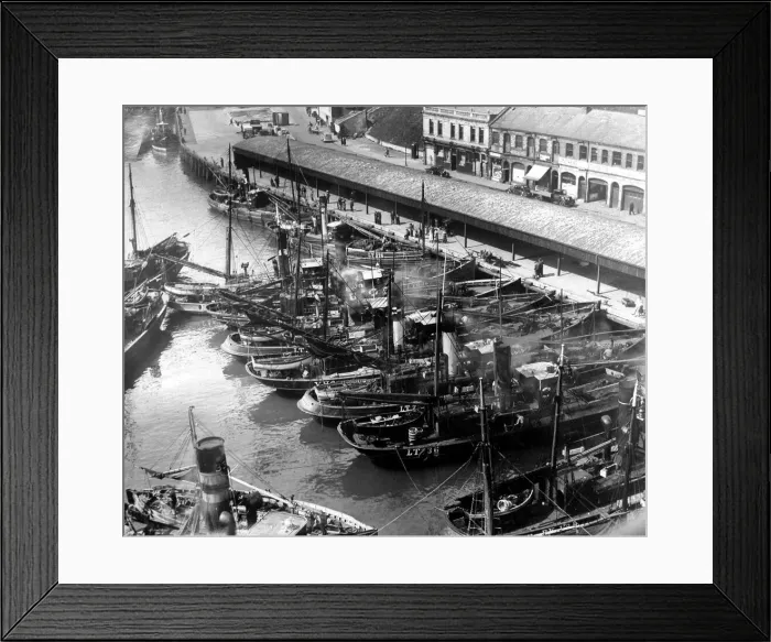 Framed Print : Tyne Dock in the 1930s