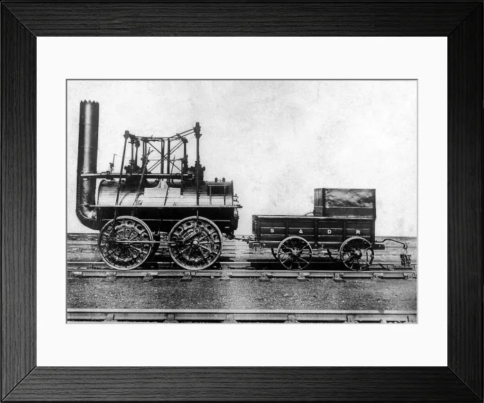 Framed Print : George Stephensons Locomotion No. 1, used to open the Stockton and Darlington Railway