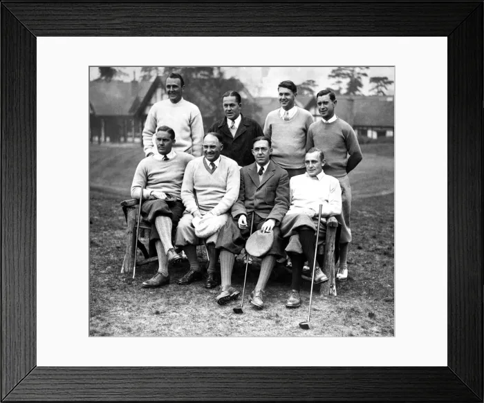 Framed Print : American Walker Cup team - May 1930 G. Voight, Don Moe, R Jones, R. R. Mackenzie, G Framed Print : American Walker Cup team - May 1930 G. Voight, Don Moe, R Jones, R. R. Mackenzie, G