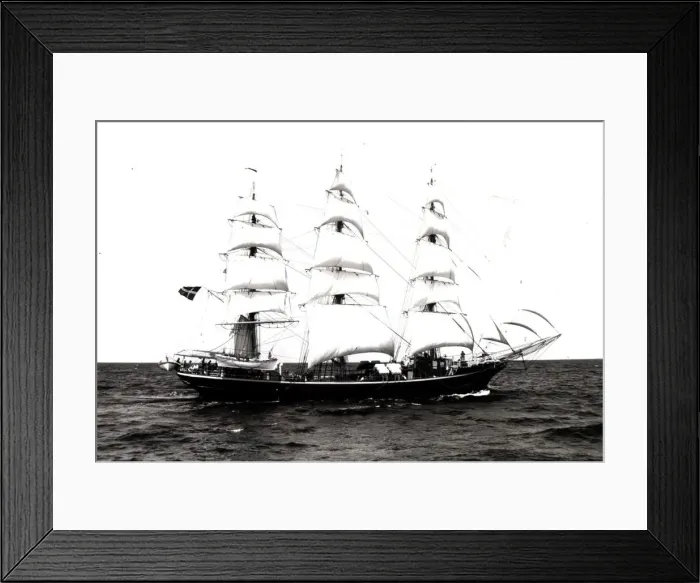 Framed Print : Tall Ships Race 1986 Georg Stage is a three masted full-rigged ship