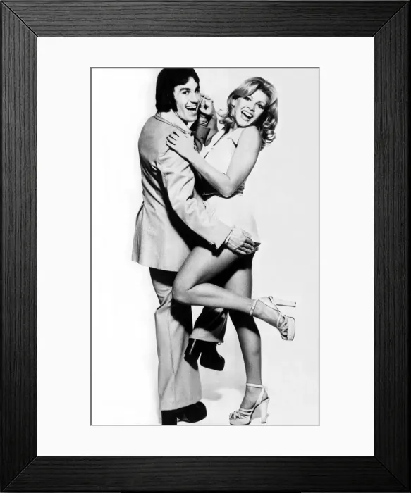 Framed Print : Touch Dancing - started in America by youngsters who saw film clips of comedy
