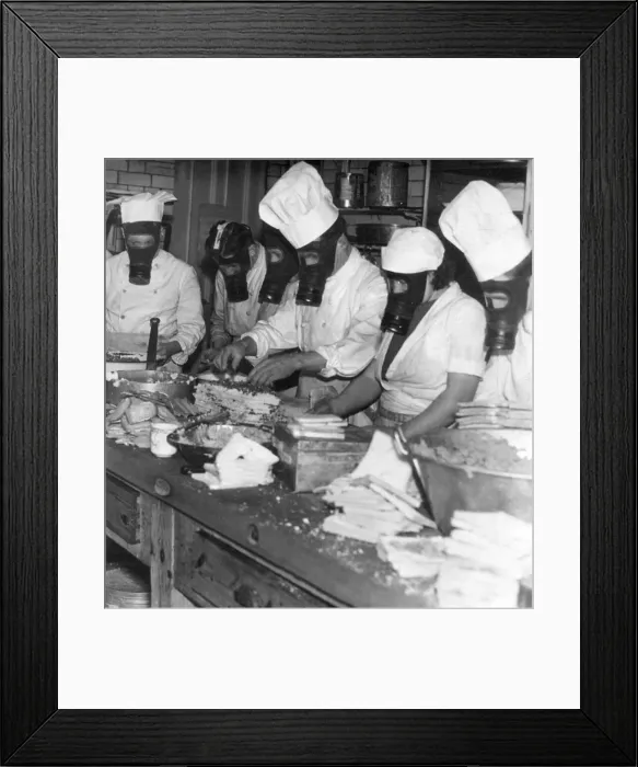 Framed Print : Members of the kitchen staff at the Royal Station Hotel Framed Print : Members of the kitchen staff at the Royal Station Hotel