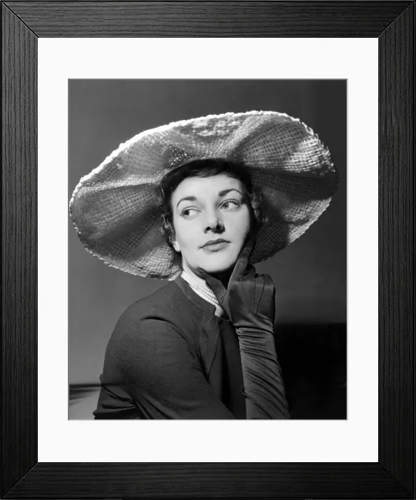 Framed Print : On of the new hats for Spring and Summer created by Mme Framed Print : On of the new hats for Spring and Summer created by Mme