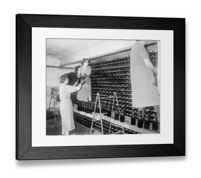 Framed Print : Like something from romantic Old Spain are the extensive cellars under the factory Framed Print : Like something from romantic Old Spain are the extensive cellars under the factory