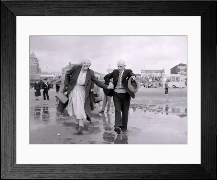 Framed Print : The only thing the old people didn t do was go swimming