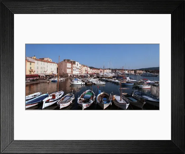 Framed Print : St tropez habour, Southern France Framed Print : St tropez habour, Southern France
