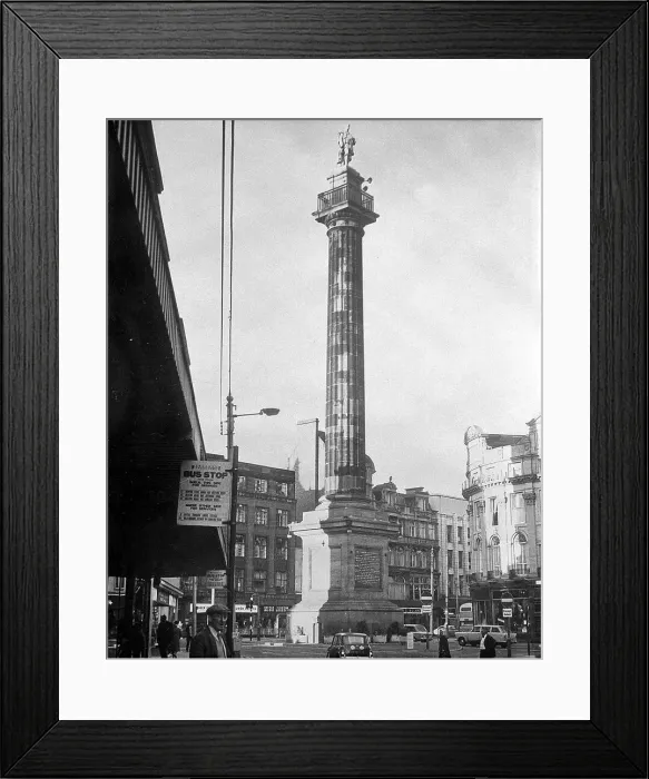 Framed Print : Greys Monument, Newcastle circa 1965 Framed Print : Greys Monument, Newcastle circa 1965