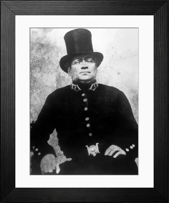 Framed Print : Constable John Hope, believed to be Newcastles first policeman, c. 1845 Framed Print : Constable John Hope, believed to be Newcastles first policeman, c. 1845