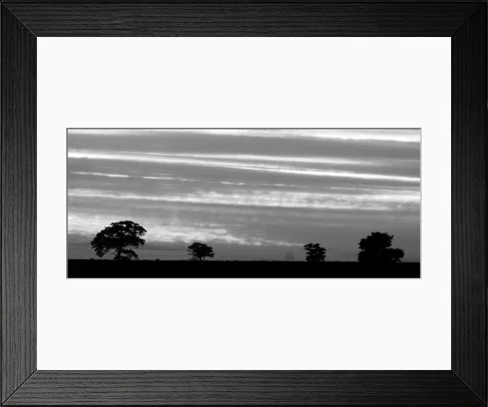 Framed Print : The sun sets over countryside in Kingsbury stand alone Framed Print : The sun sets over countryside in Kingsbury stand alone