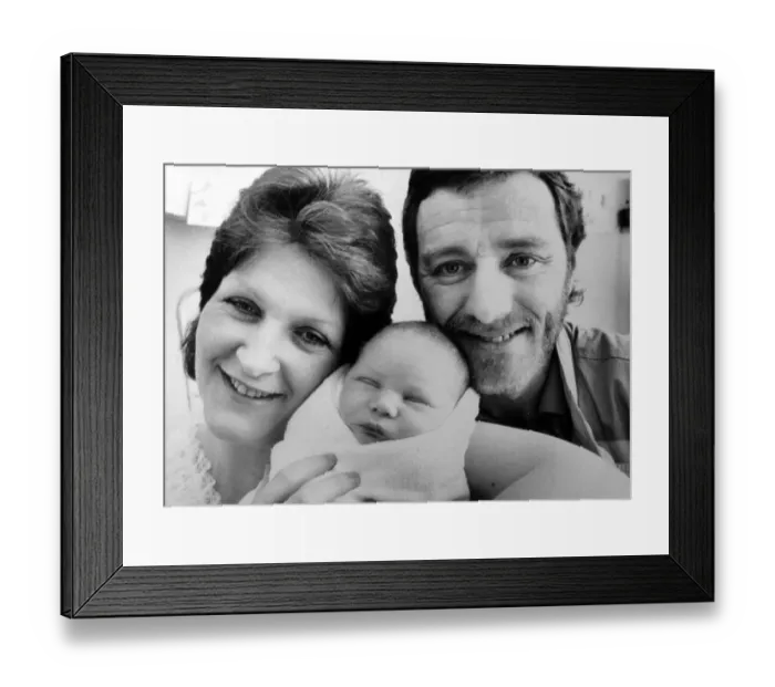 : Mrs Carol Goulding with her husband Philip and their Miracle : Mrs Carol Goulding with her husband Philip and their Miracle