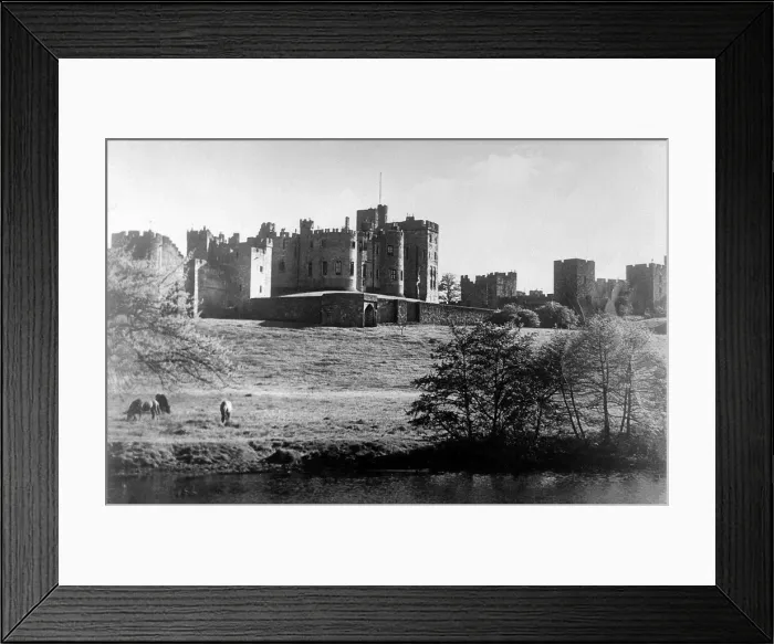 Framed Print : Alnwick Castle. c. 1970