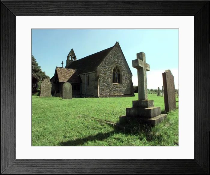 Framed Print : The small church in Wyre Piddle Framed Print : The small church in Wyre Piddle
