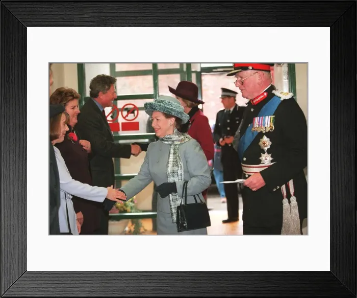 Framed Print : Princess Margaret visits the Eric Tolhurst centre in Blyth Framed Print : Princess Margaret visits the Eric Tolhurst centre in Blyth