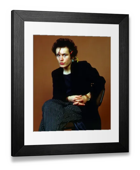 Framed Print : Adam Ant British pop singer March 1981 Framed Print : Adam Ant British pop singer March 1981
