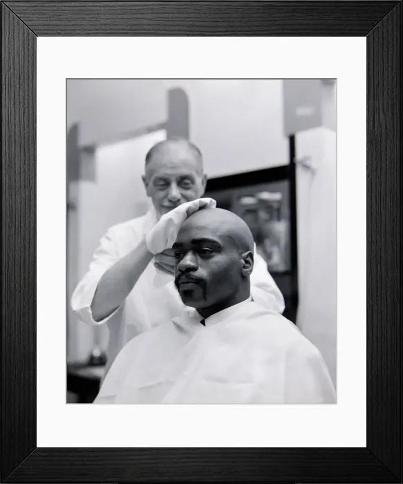 Framed Print : American middleweight boxer Rubin Hurricane Carter of New Jersey, USA