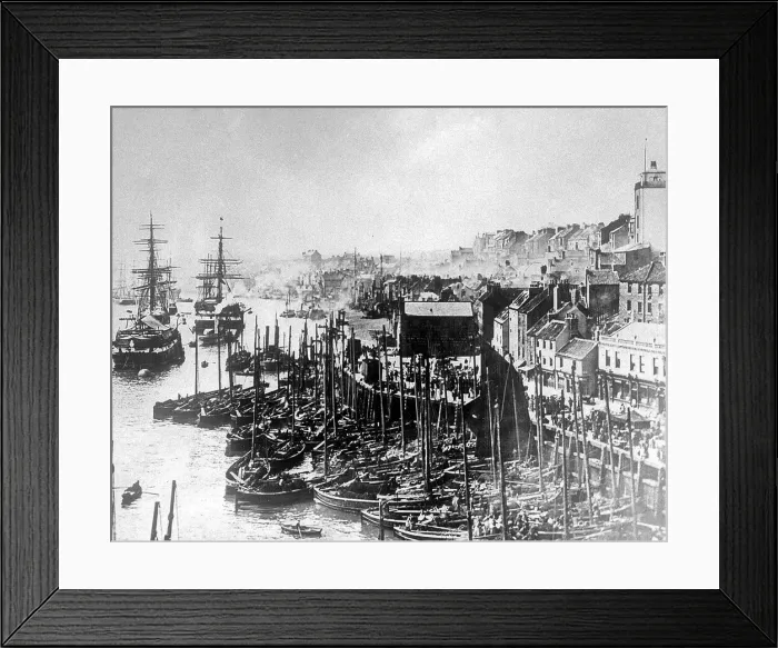 Framed Print : North Shields fish quay, c. 1880 Framed Print : North Shields fish quay, c. 1880