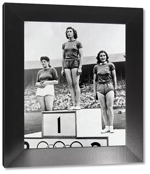 1948 London Olympic Games France wins Gold and Silver in the Women Disc at