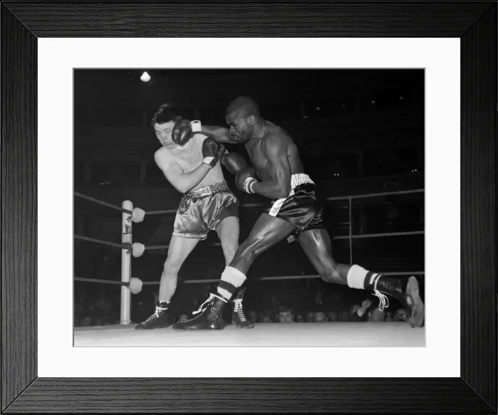 Framed Print : American middleweight boxer Rubin Hurricane Carter of New Jersey, USA Framed Print : American middleweight boxer Rubin Hurricane Carter of New Jersey, USA