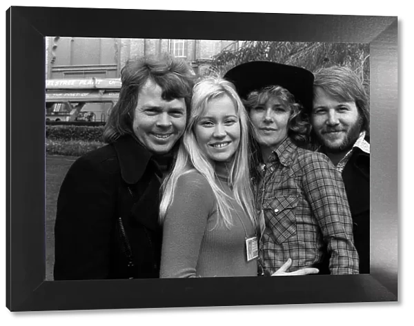 Abba the 1970s Swedish pop group consisting of Benny Frida Bjorn