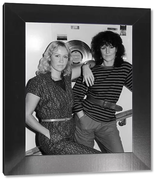 Abba Swedish Pop band April 1974 Abba in the studio 29  /  4  /  1974
