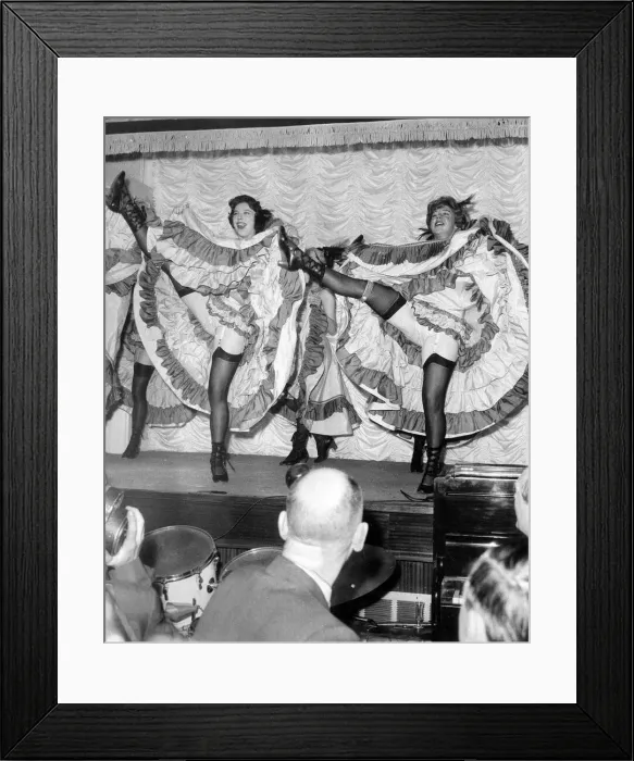 Framed Print : High stepping excitement at Balmbrass Music Hall, Cloth Market, Newcastle Framed Print : High stepping excitement at Balmbrass Music Hall, Cloth Market, Newcastle