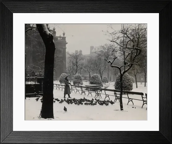 Framed Print : St Philips Cathedral, Birmingham 23rd December 1955 Framed Print : St Philips Cathedral, Birmingham 23rd December 1955
