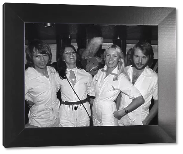 ABBA Pop group November 1976 Bjorn Ulvaeus Agnetha Falstog Fride Lyngstad