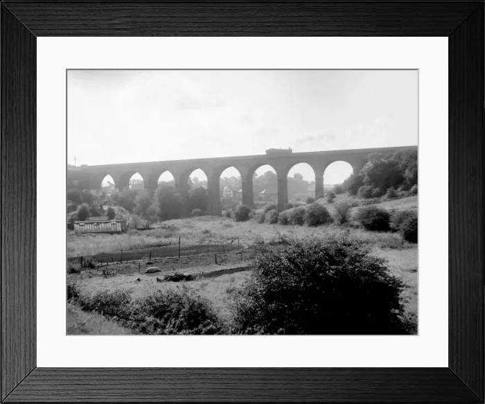 Framed Print : No industrial structures enhanced the British landscape like the graceful railway Framed Print : No industrial structures enhanced the British landscape like the graceful railway