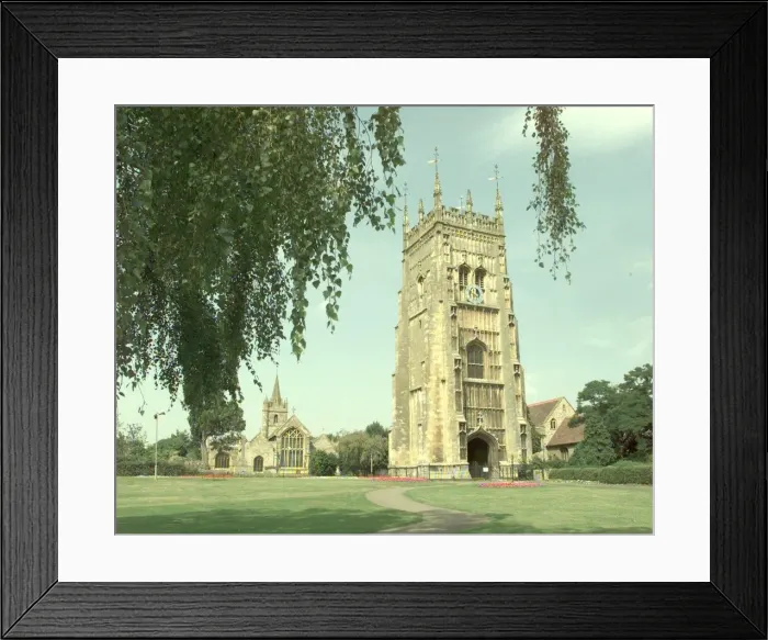 Framed Print : The Bell Tower in Abbey Park, Evesham