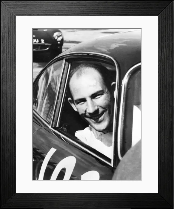 Framed Print : Racing driver Stirling Moss Framed Print : Racing driver Stirling Moss