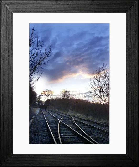 Framed Print : Burdon Moor Walk, Tanfield Railway near Marley Hill Framed Print : Burdon Moor Walk, Tanfield Railway near Marley Hill
