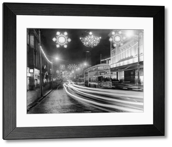Framed Print : A festival of light. The Christmas illuminations brighten up the dark Newcastle skies Framed Print : A festival of light. The Christmas illuminations brighten up the dark Newcastle skies