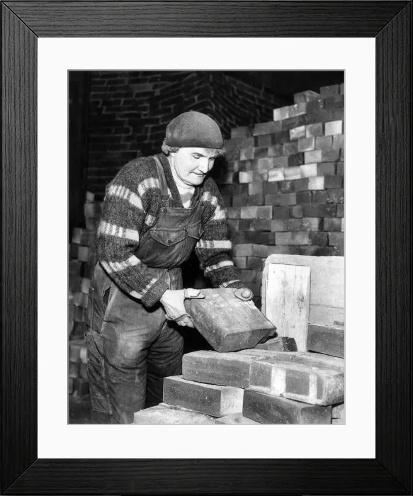 Framed Print : Its tough work, if you can get it, but in 1964 this 60 year old Geordie, Jean Birch Framed Print : Its tough work, if you can get it, but in 1964 this 60 year old Geordie, Jean Birch