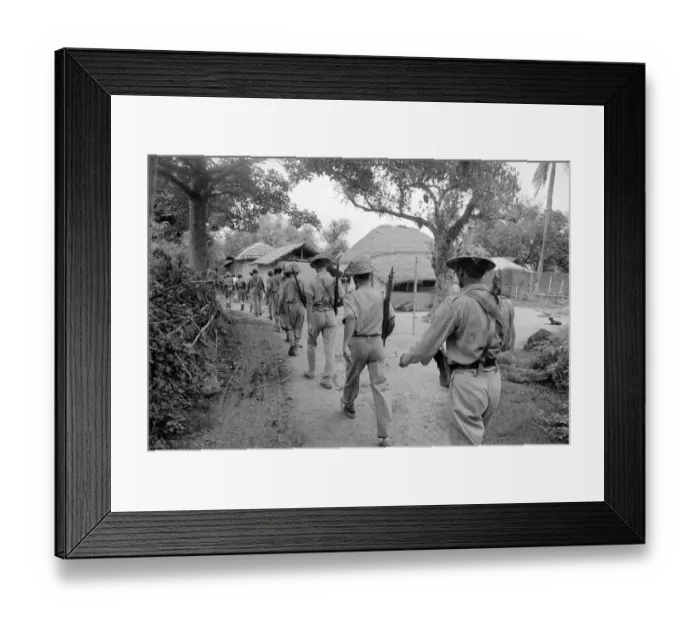 Framed Print : A large area of East Pakistan territory is under the control of the Bangladesh Freedom