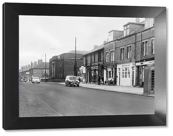 Shops on Stephenson Road, Newcastle. 1963