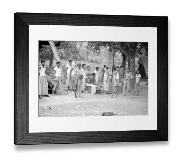 Framed Print : Pakistan - Bangladesh Civil War June 1971 A large area of East Pakistan