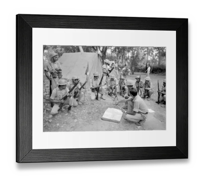 Framed Print : Pakistan - Bangladesh Civil War June 1971 A large area of East Pakistan